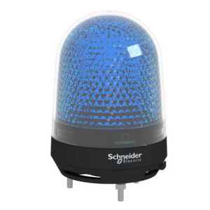 Zwaailamp LED Zoemer 100-230V AC Blauw