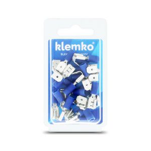 Blister a 25st. geisoleerde vlakstekerh 6,3x0,8mm 1,5-2,5mm²