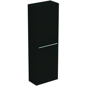 Kolomkast halfhoog LIFE-S 120x40cm 2x deur mat carbon donkergrijs