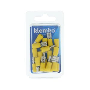 Blister a 25st. geisoleerde vlakstekerh 6,3x0,8mm 4-6mm²