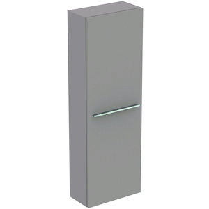 Kolomkast halfhoog LIFE-S 120x40cm 2x deur mat lichtgrijs