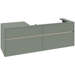 Wastafelonderkast Collaro 1600x548x500mm Soft Green C03000AF