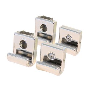 Spiegelklemmen 4 voudig kunststof verchroomd (max.25kg) VVE=50