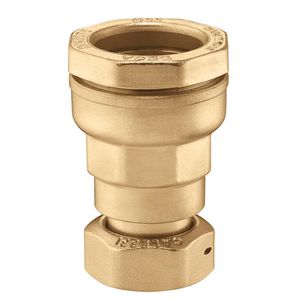 Deca-koppeling recht met wartel 25x3/4
