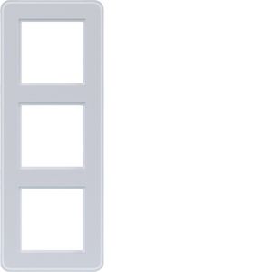 Afdekraam 3-voudig C.8 glas lichtwit mat
