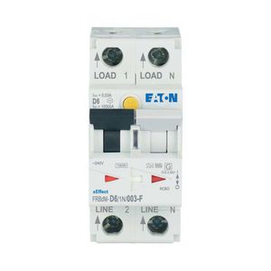 Aardlekautomaat digi RCBO FRBdM 1P+N 6A D-karakteristiek 30mA 10kA F