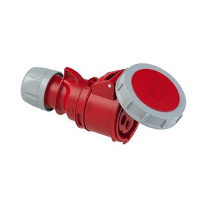 CEE contrastekker 32A 4p 400V 6h rood rood IP67 Shark