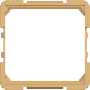 Tussenring voor centraalplaat 45 x 45 mm A.x/C.x, hazel, mat