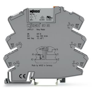 Relaismodule DC 48V 1 wisselcontact 857-305