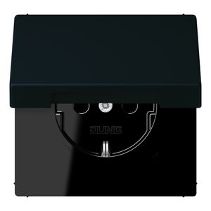 Wandcontactdoos met R/A klapdeksel slagvast LC4320E
