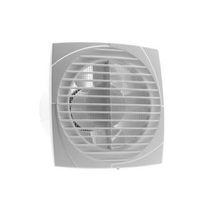 Badkamer-/ toiletventilator D 125 wit