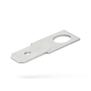 Kist a 100st. Vlakstekerhuls tab 6,3x0,8 boutgat M4 H=180gr.