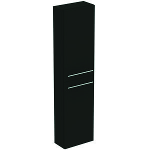 Kolomkast hoog LIFE-S 160x40cm 2x deur mat carbon donkergrijs