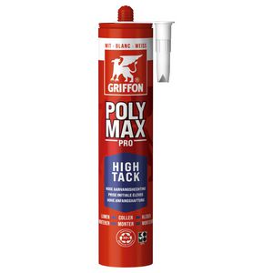 Lijm Poly Max High Tack Wit Koker 425g VVE=12
