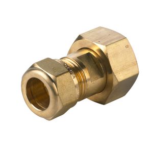 2-delige koppeling 3/4"bn.dr vlakd. x15mm knel