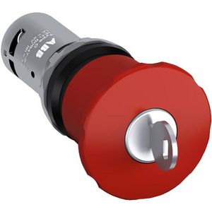 Compact noodstop drukknop 40mm rood sleutel 1SFA619552R1051