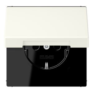 Wandcontactdoos met R/A klapdeksel slagvast LC4320B