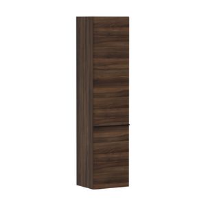Hoge kast Dark Walnut 400/350 scharnieren links greepkleur mat zwart Xelu Q 54138670