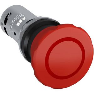 Compact noodstop drukknop 40mm rood trek ontgrendeling