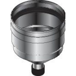 Aftap enkelwandig RVS SPG 180mm Roccheggiani VVE=4