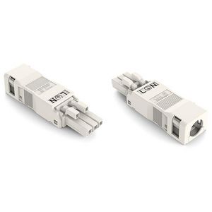 Female met trekontlastingsbeh. 3-pol 890-123 VVE=50