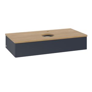 Wastafelonderkast Antao 1000x190x500mm Mid.Blue Matt Lacquer K09051HG