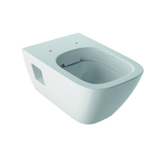 Renova Plan wandcloset diepspoel gedeeltelijk gesloten vorm, Rimfree 540mm wit (excl. zitting)