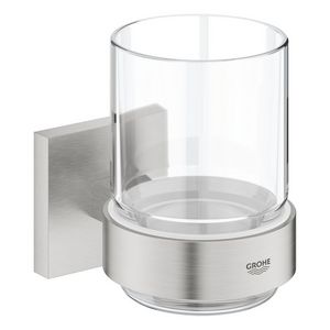 Start Cube Glas met Houder Supersteel