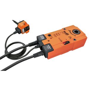 Brandklepaandrijving 4 Nm AC/DC 24 V open/dicht 60 s 2x SPDT