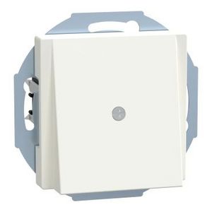 CentRALplate for cable outlet polar Wit glossy System M