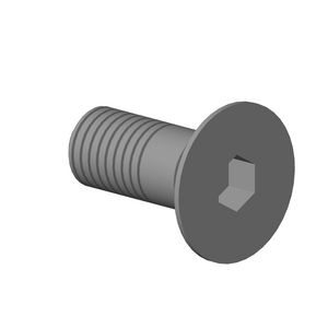 Bevestiging Verzonken schroef met binnenzeskant M4x10mm