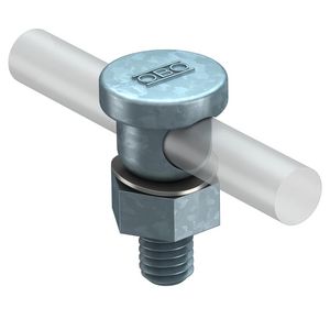 Verbindingsklem ronde geleider 8-10mm staal VVE=20