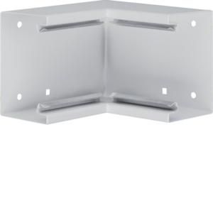 Binnenhoek staal voor goot BRS 65x100mm lichtgrijs