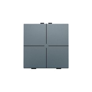 4-voudig drukknop Home Control blue grey coated
