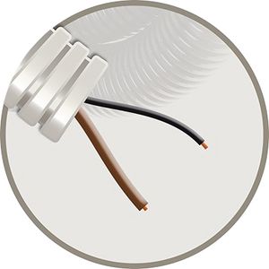 Haspel a 200m. SNELFLEX voorbedrade buis 20mm H07V-U 2.5+1.5Z Thesla
