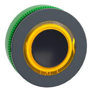 flush mounted illuminated push button yellow with flush caps