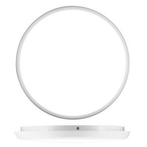 Rond armatuur 300mm Plafond- of muurmo. wit IP54