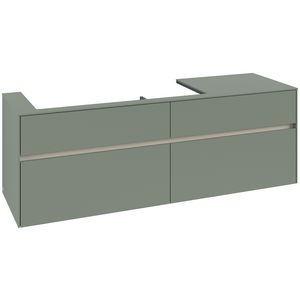 Wastafelonderkast Collaro 1600x548x500mm Soft Green C029B0AF