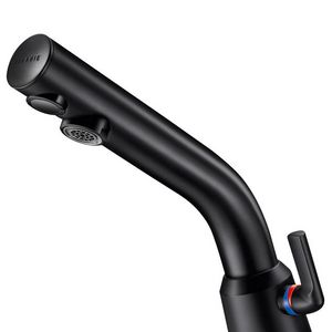 Wastafel M3/8" mengkraan zwart + sturing op batt 6V