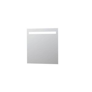 Spiegel SP2 op aluminium kader met geintegreerde LED verlichting en sensor schakelaar 800x800mm