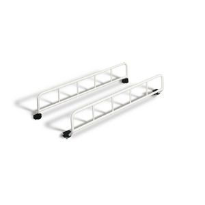 Insteekzijhek RVS wit gecoat