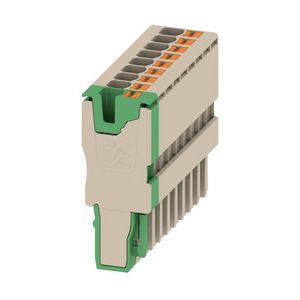 Plug beige groen 2.5mm² 24A 800 Vr o 2712800000 VVE=20