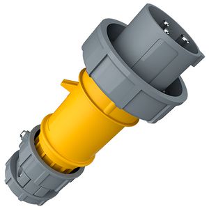 Contactstop 32A 3-polig  4H 110V IP67 HW/VN PT