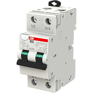 Aardlekautomaat DS202CRM 2P B16 30mA 10kA Type AP-R Tractie