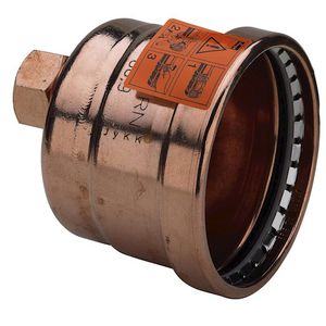 Eindkap/eindstuk Profipress XL cu 108mm m. aansl.3/4" bn.