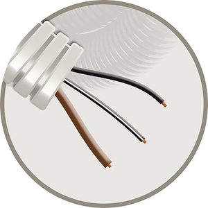 Haspel a 200m. SNELFLEX voorbedrade buis 20mm H07V-U2,5+2x1.5 Thesla