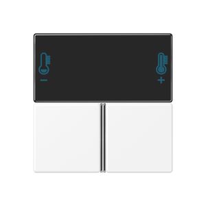 Compact tastafdekking F40 A/AS matwit KNX RCD