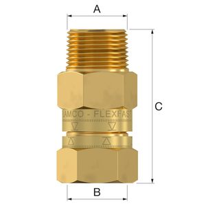 Expansievatkoppeling Flexfast 3/4"bn.xbt.