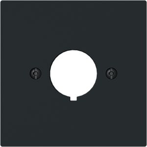 Centraalplaat boring 22.5mm art-matzwart (2533-45M)