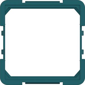 Tussenring voor centraalplaat 45 x 45 mm A.x/C.x, azure, mat
